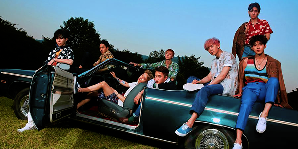 EXO win 1st music bank