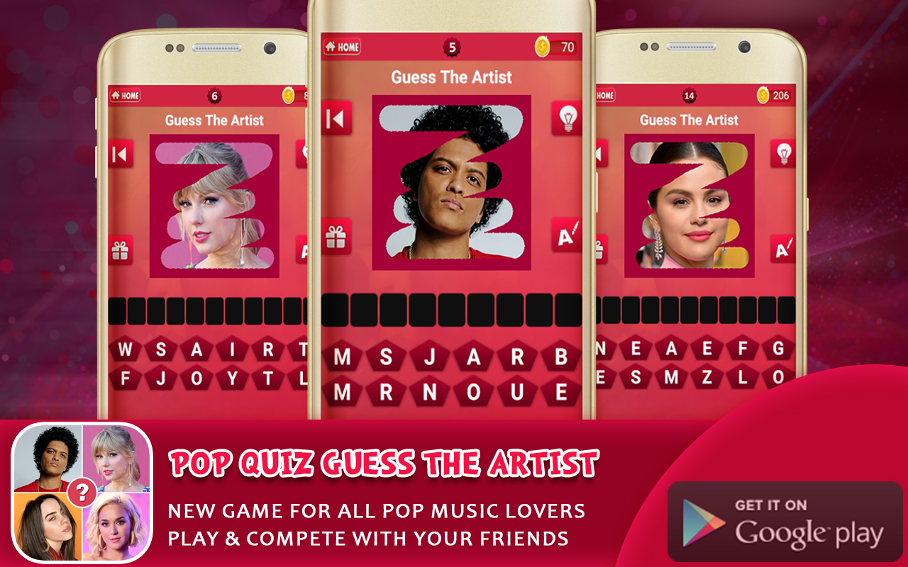 Pop Music Quiz Guess The Artist