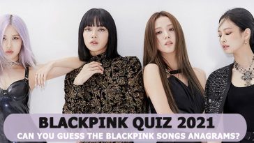 Can you guess the blackpink songs anagrams