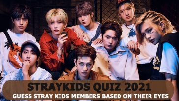 guess stray kids members based on their eyes