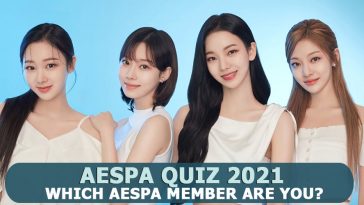 aespa quiz 2021